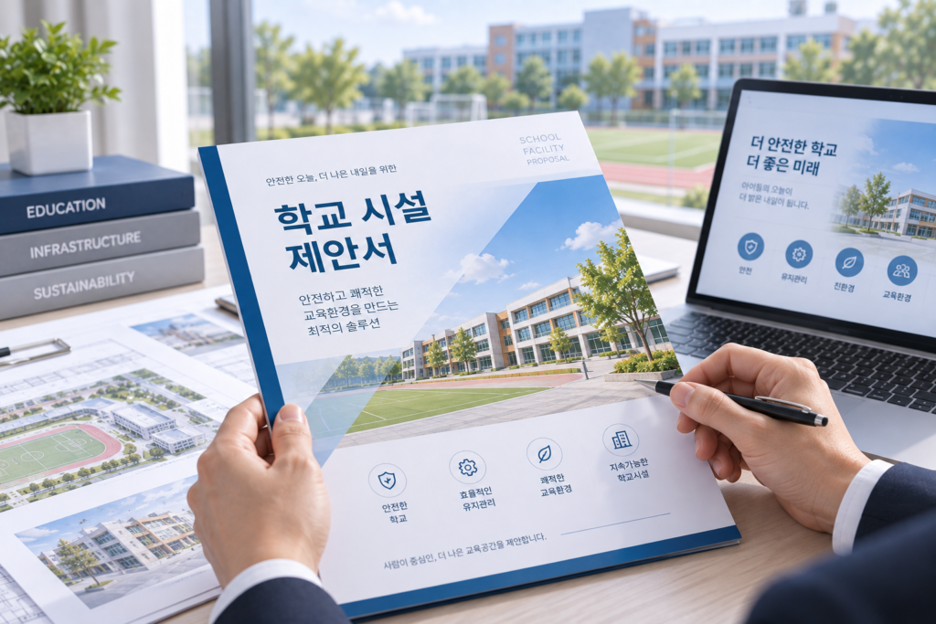 학교 배수시설 보행 안전과 유지관리